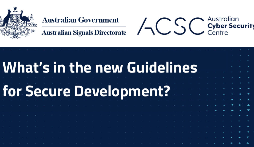 Australian ISM – Guidelines for Secure Development